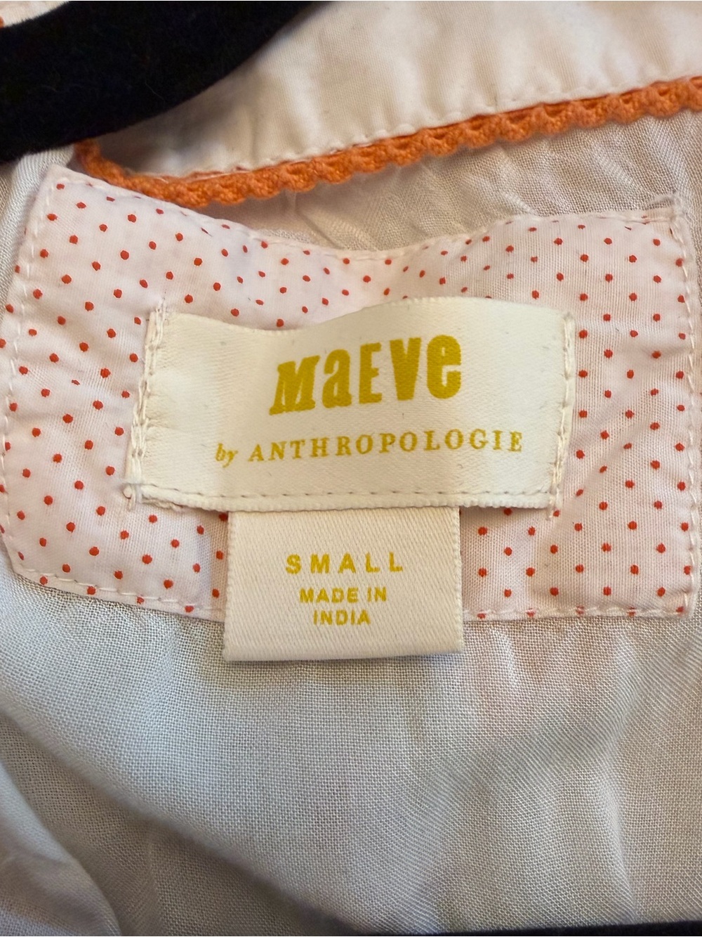 Maeve Anthropologie Floral Shirt Dress Small White Cotton Belted Midi Pockets - Picture 13 of 13